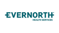 The Evernorth Health Services logo with "EVERNORTH" in bold teal letters and "HEALTH SERVICES" in smaller teal text underneath, on a light gray background.